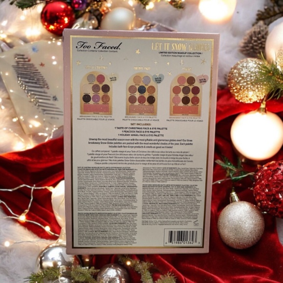 Too Faced "Let It Snow Globes" Limited Edition Makeup Collection  ** FIRM ** - Picture 2 of 3